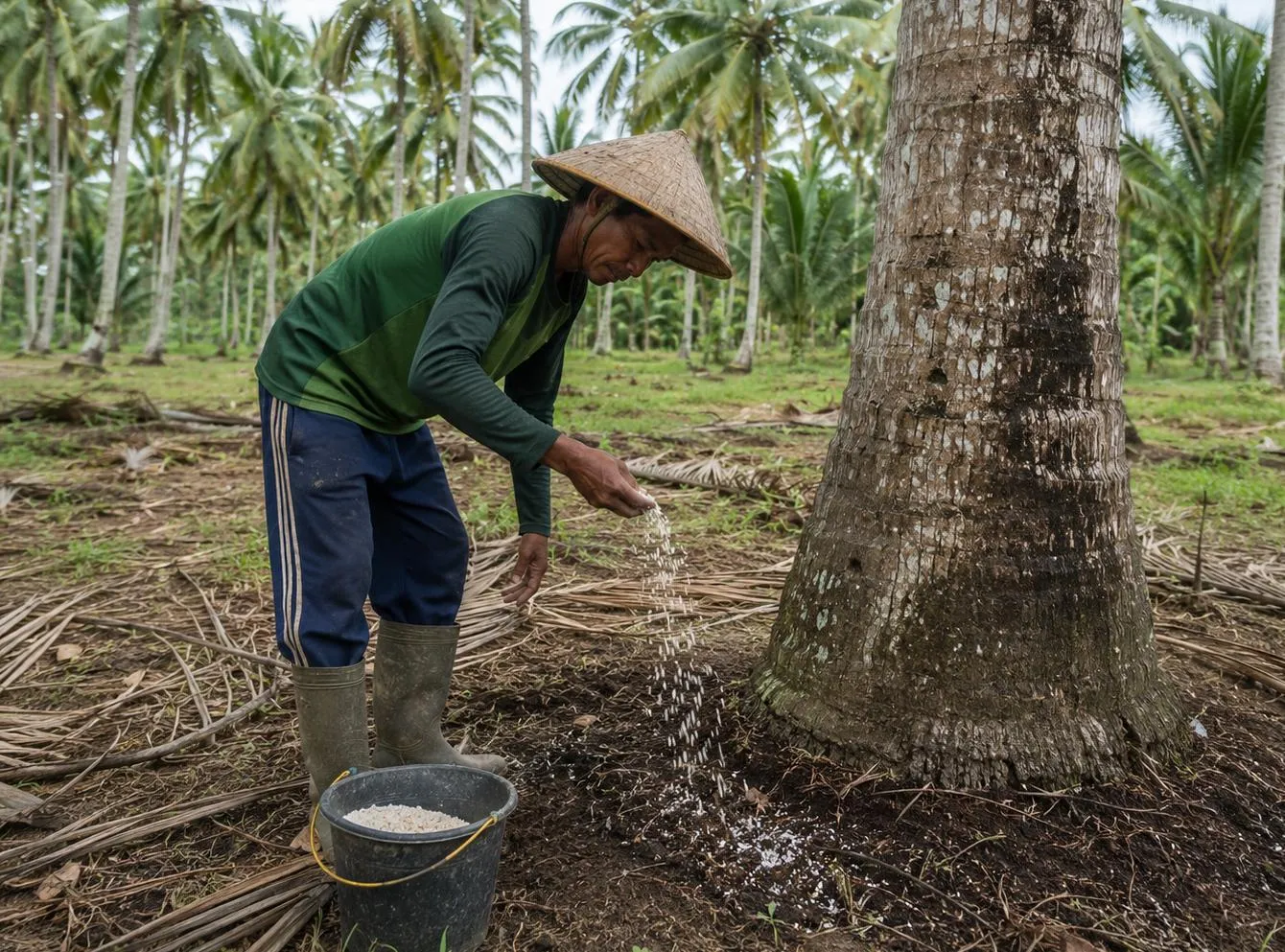Petani Kelapa Keluhkan Biaya Produksi yang Terus Naik