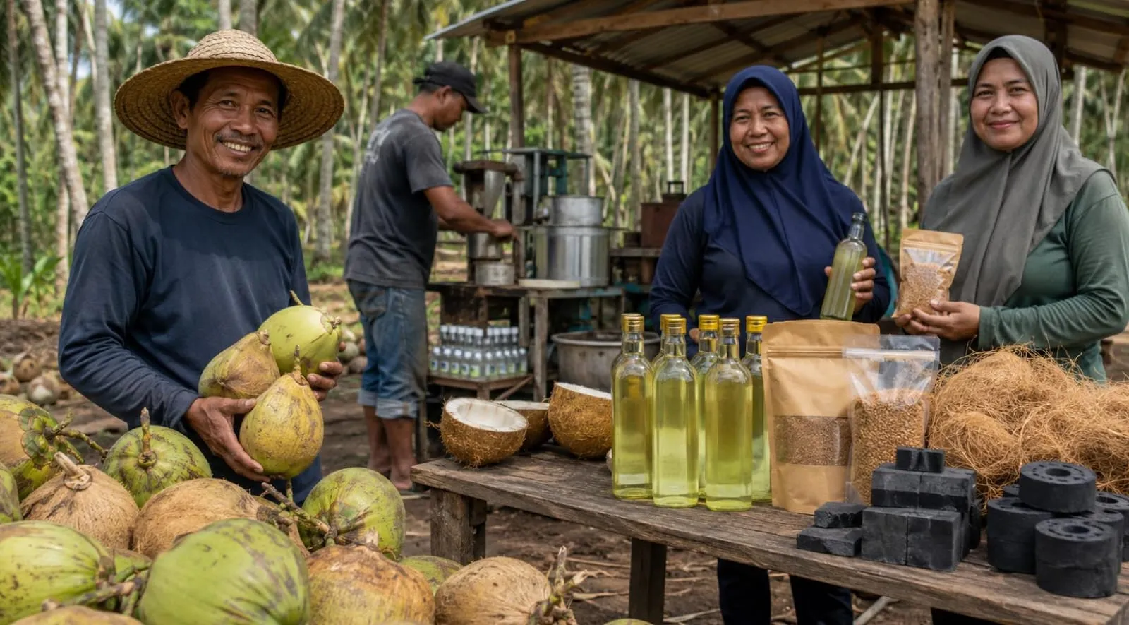 Petani Kelapa Dorong Hilirisasi Produk Bernilai Tinggi